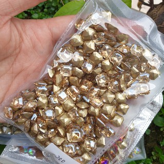 Set 4 Viên Đá khối vuông trang trí móng Siêu Sáng