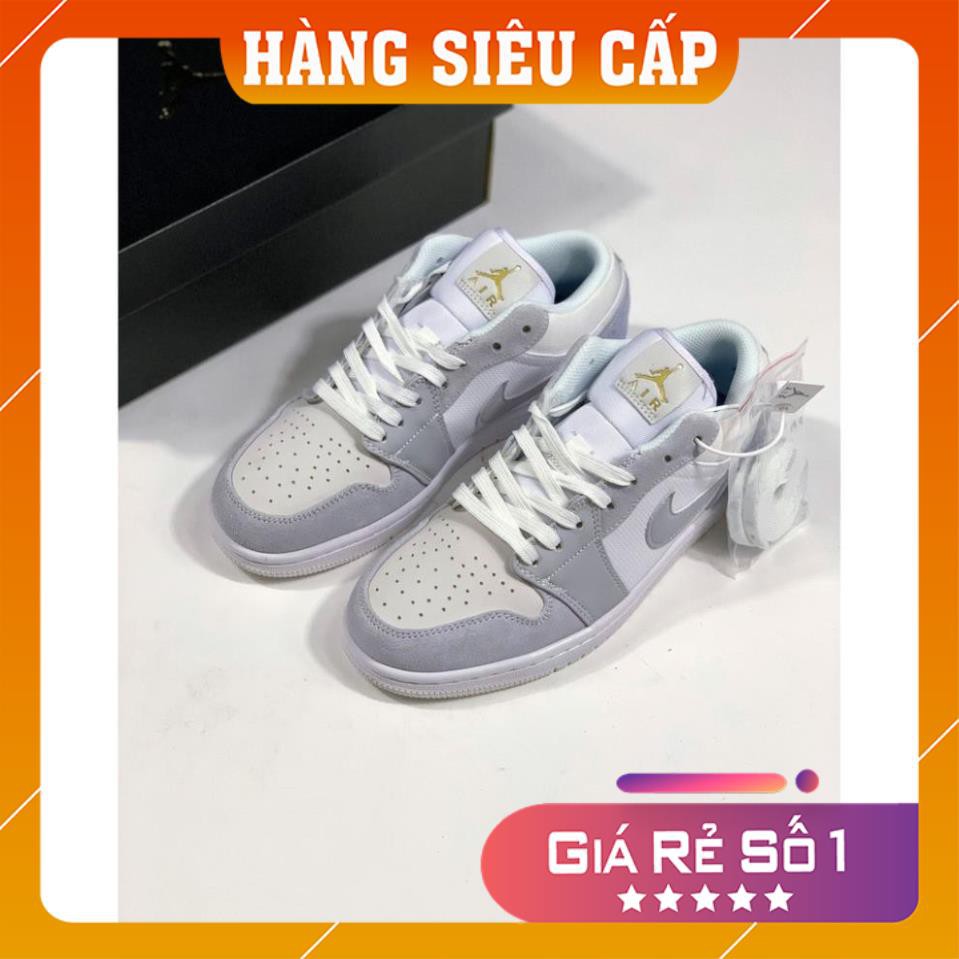 [FREESHIP-BẢO HÀNH 12 THÁNG] Giày thể thao AIR JORDAN 1 low Paris cổ thấp xám xanh cực đẹp CỰC ĐẸP