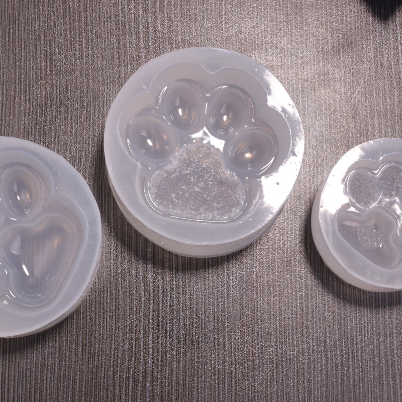 Sa Khuôn Làm Dấu Chân Mèo Bằng Epoxy Độc Đáo Trang Trí Thủ Công DIY