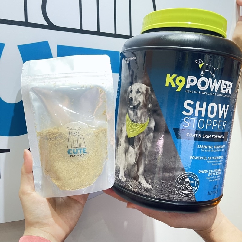 Thực phẩm dưỡng lông K9 Power Show stopper cho chó 100gr