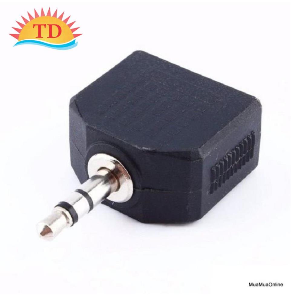 Đầu Chia Jack 3.5 Tai Nghe, Loa Từ 1 Ra 2