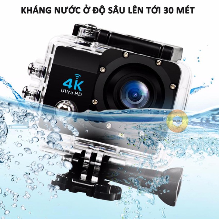 Camera hành trình chống nước 4K SPORT Ultra HD DV, Camera Hành Trình 4K Sports Cao Cấp Nhỏ Gọn Lấy hỗ trợ kết nối wifi