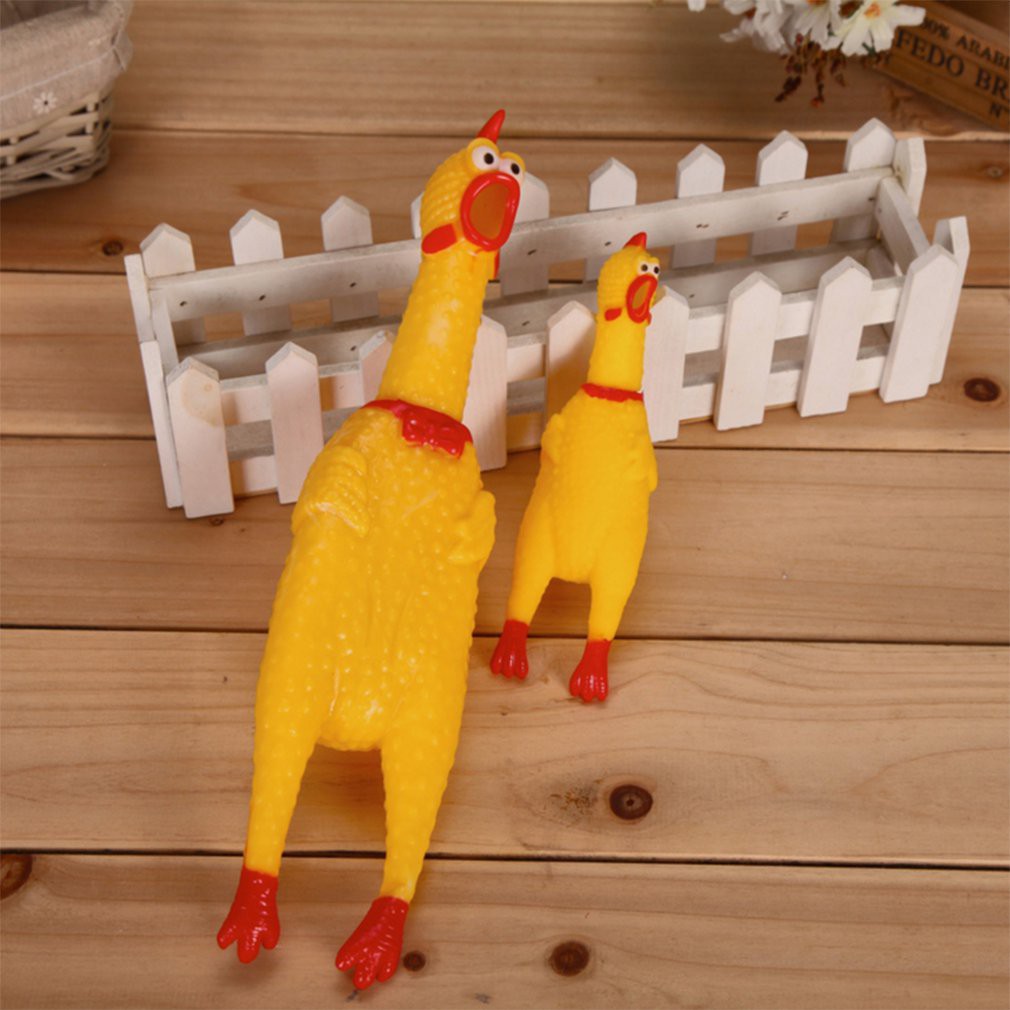 Đồ chơi chú gà phát ra tiếng kêu vui nhộn độc đáo 17/31/39cm
