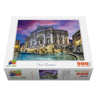 Tranh xếp hình 500 mảnh Minh Châu - Trevi Fountain