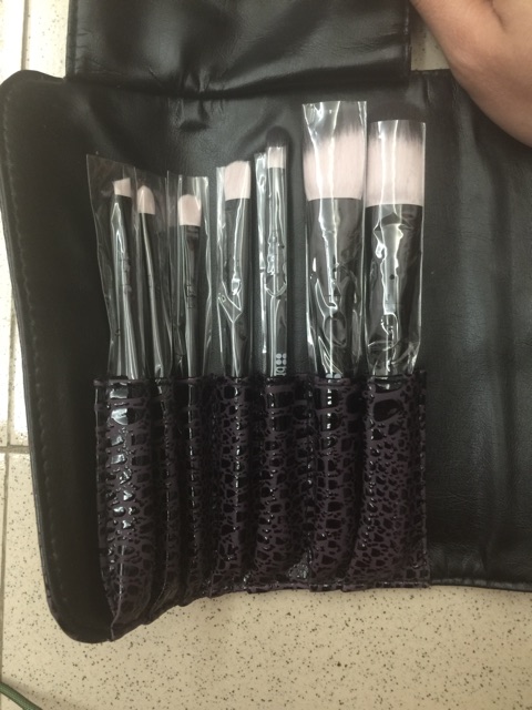 Bộ cọ Bh cosmetics 7 pc Faux Croc Brush Set cá nhân hàng mỹ usa