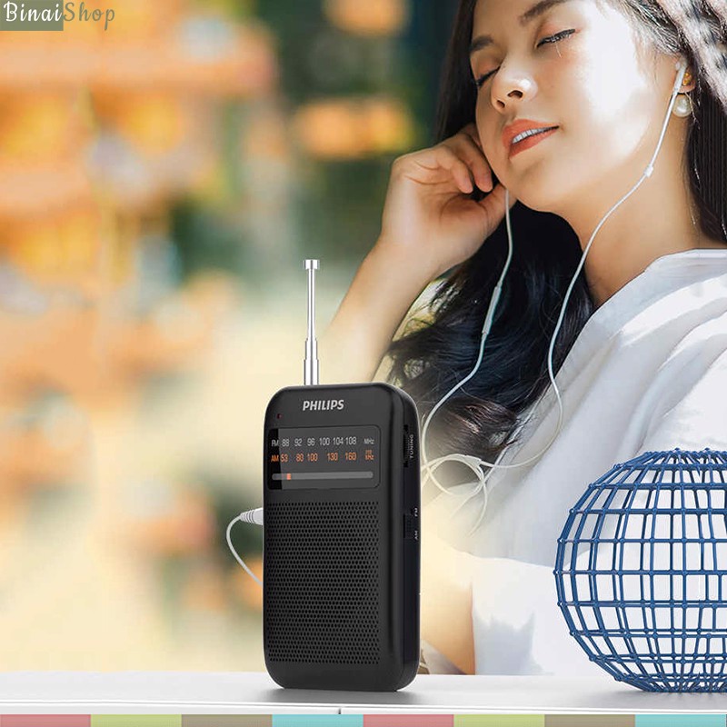 Philips TAR1368 - Đài Radio AM/FM Cổ Điển Bỏ Túi
