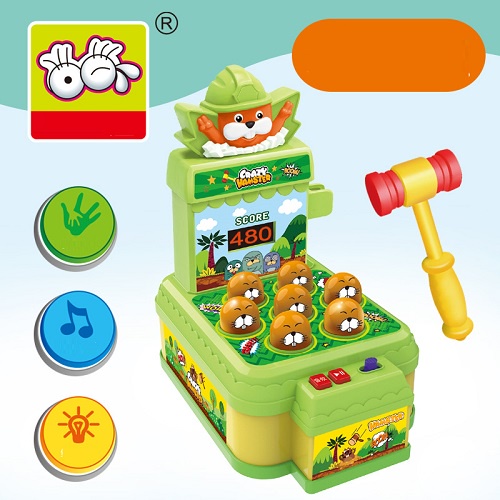 Đồ chơi thông minh đập chuột hamster tính điểm rèn kĩ năng cho bé