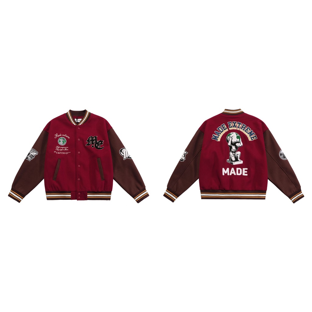 Áo khoác Made Extreme The Earth BKA Varsity Jackets