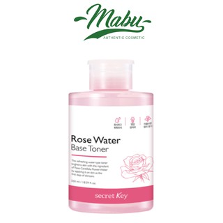 Nước Cân Bằng Da Secret Key Rose Water Base Toner 550ml