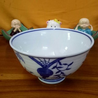 Chén sứ họa tiết xanh