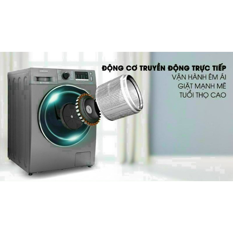 Máy giặt Sấy Samsung AddWash inverter 9.5 kg WD95K5410OX/SV. NEW