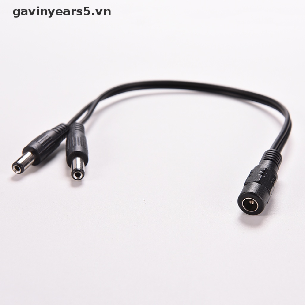 Cáp chia nguồn điện 5.5x2.1mm camera CCTV 1 cổng sang 2 đầu DC 12V