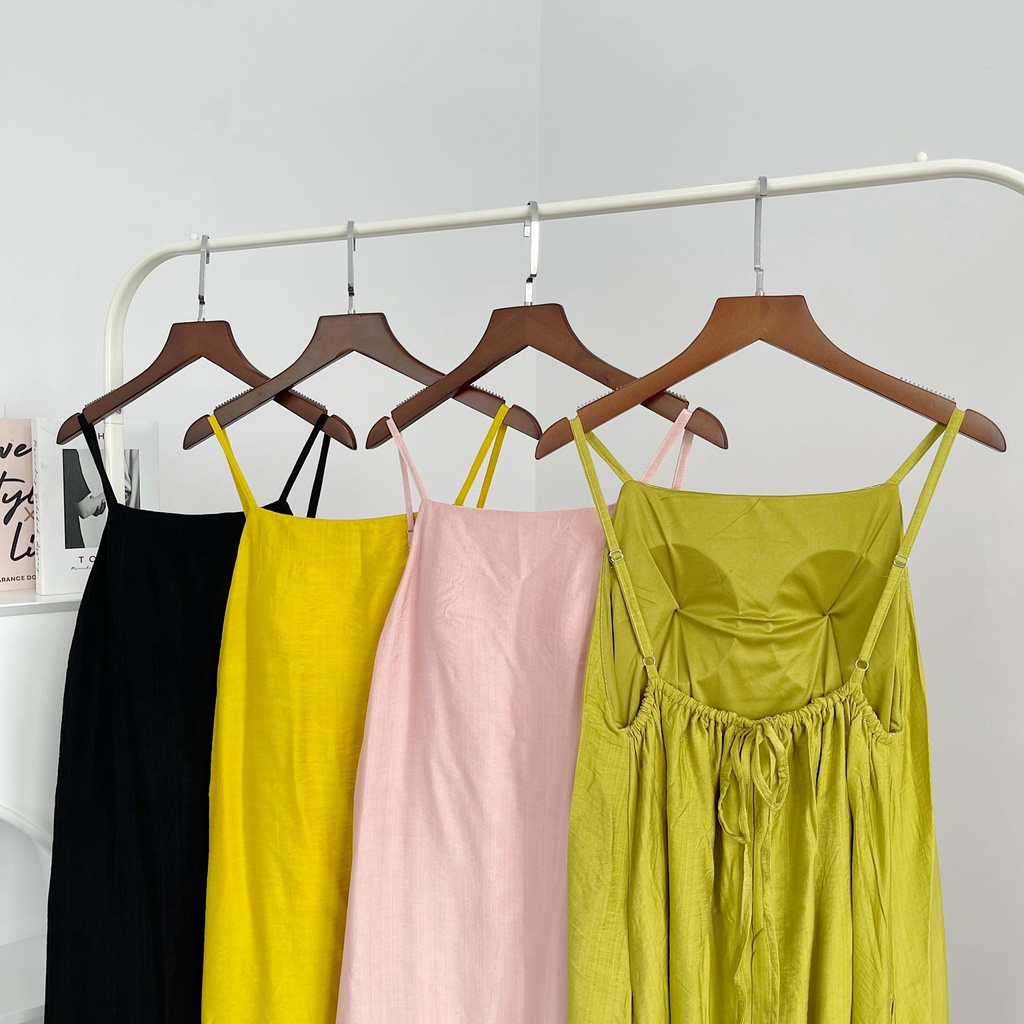 ĐẦM HAI DÂY CỘT DÂY LƯNG NHIỀU MÀU XINH XẮN - SALA DRESS