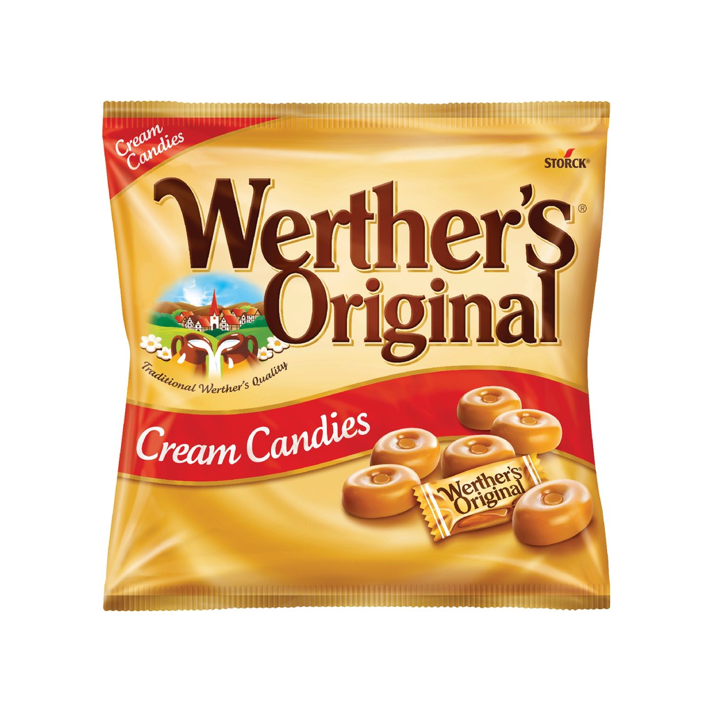 Kẹo caramen kem hiệu Werther's Original 90g