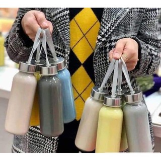 Bình thủy tinh 500ml có dây xách set 5 chai
