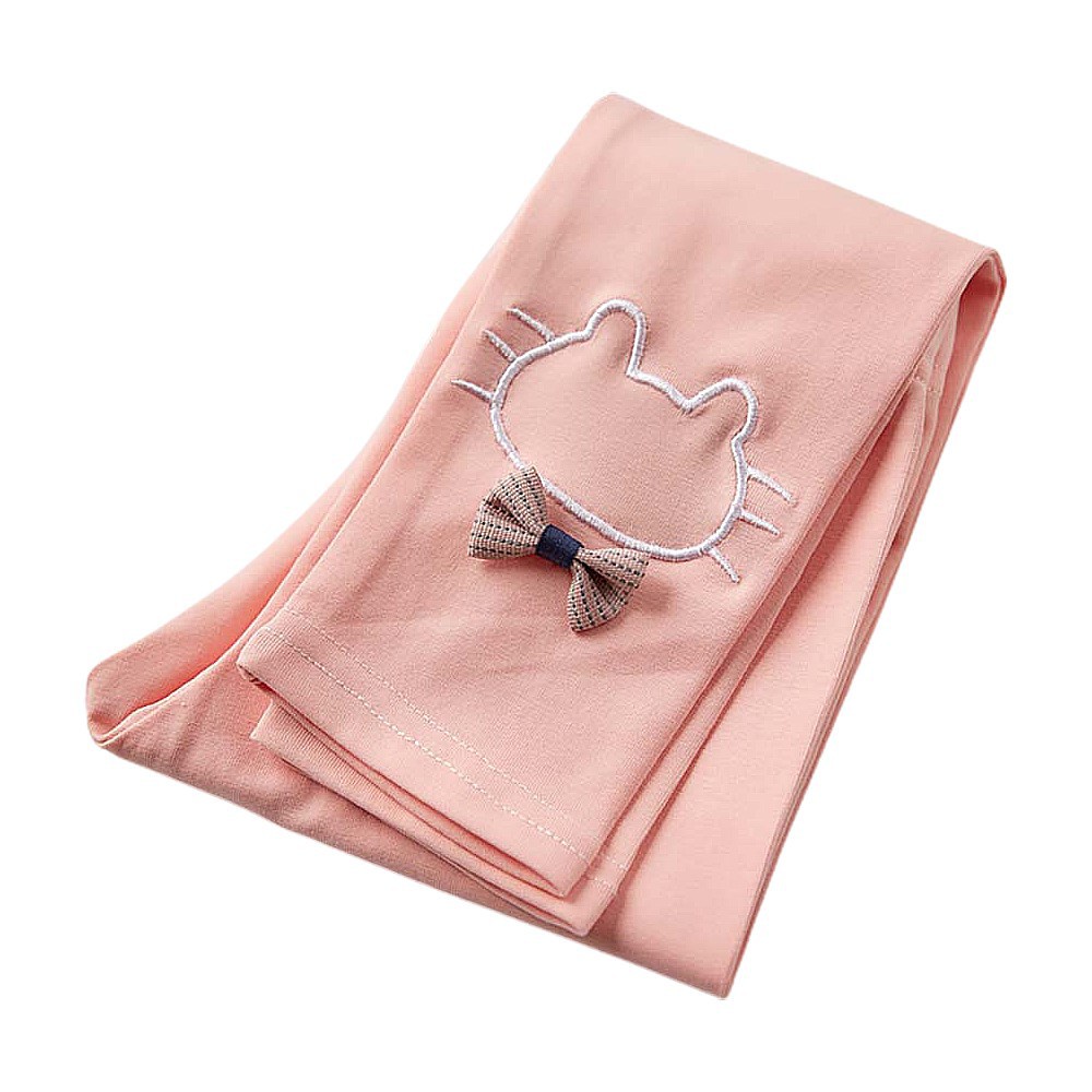 Quần Leggings lót lông Cho Bé Gái Cotton Dáng Đùi Ôm Thời Trang Dễ Phối Đồ