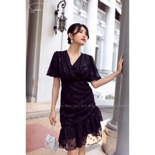 Đầm Voan tơ hoa nổi_Ora