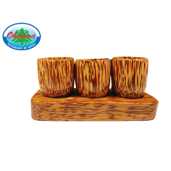 Bộ 3 chum nước gỗ dừa Ohi@ma