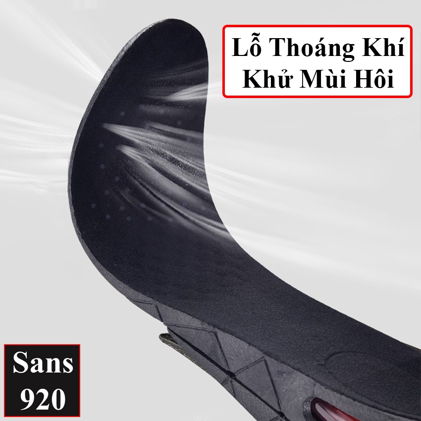 Lót giày tăng chiều cao 3cm 5cm 7cm 9cm Sans920 miếng lót giầy độn đế nâng gót đệm khí nguyên nửa bàn 3P 5P 7P 9P