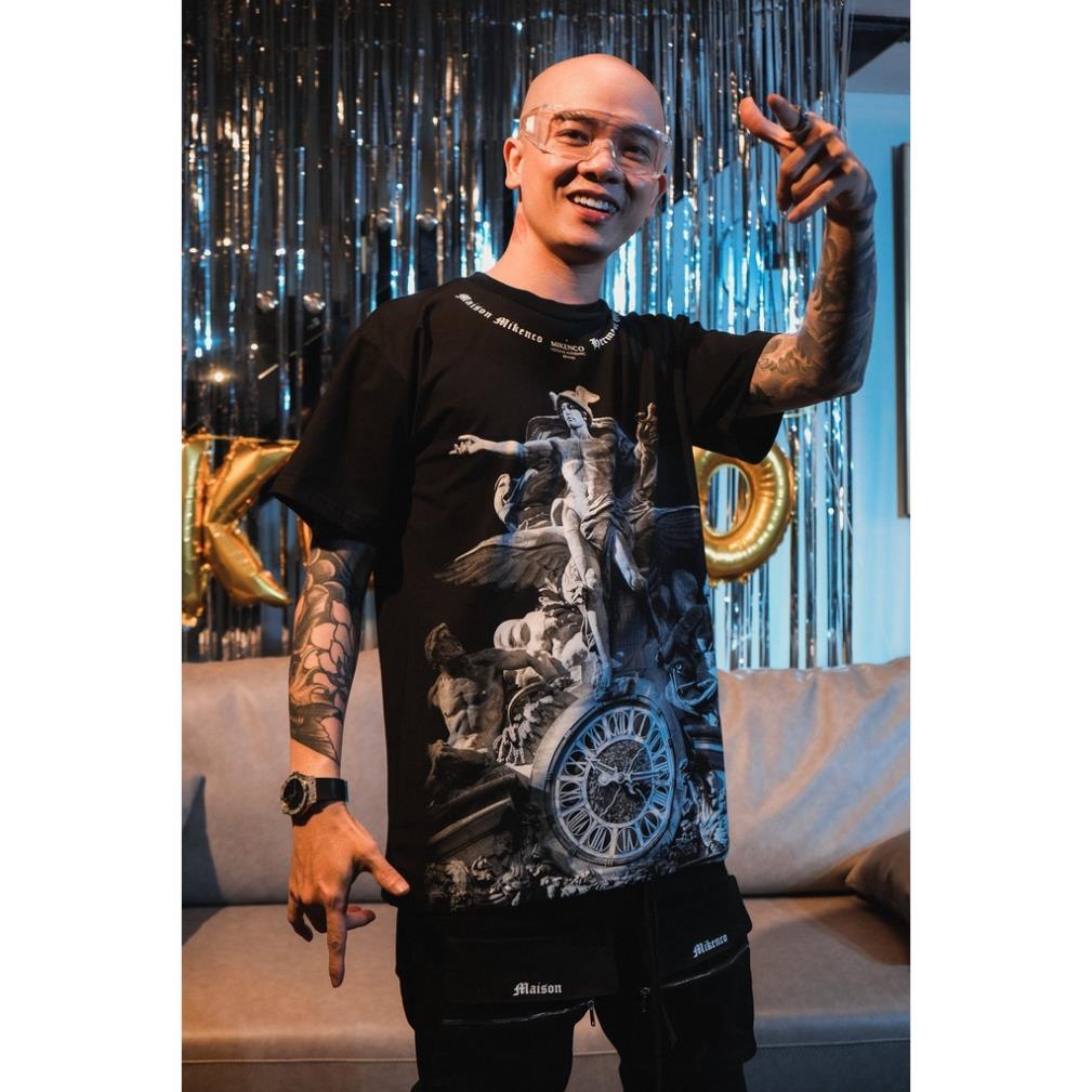 Áo phông ngắn tay unisex MIKENCO Couture Black