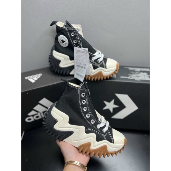 GIÀY CONVES RUN STAR MOTION ĐEN CỔ CAO SC