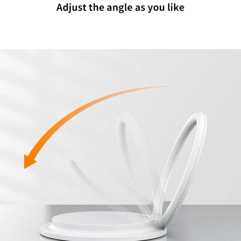 Đèn Ngủ Không Dây Sạc USB 15W Cảm Ứng Có Giá Đỡ Sáng Tạo