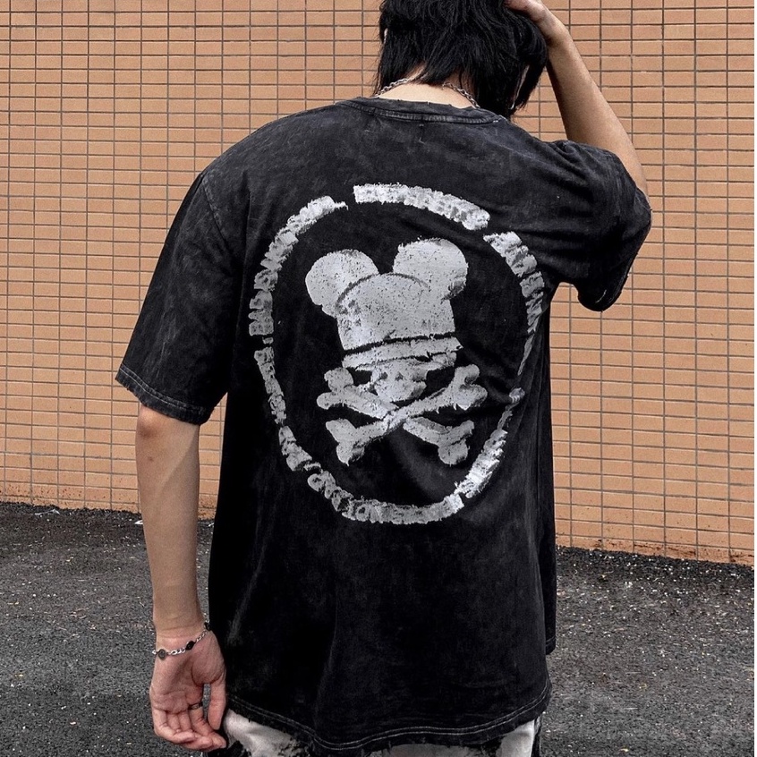 Áo thun Bad Habits rebel wash nam nữ