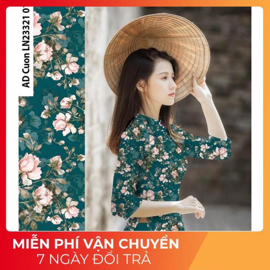 [Freeship đơn từ 0đ] ] Áo dài lụa nhật  FREESHIP  Áo dài chất lụa Nhật in 3d đẹp
