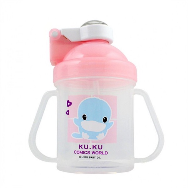 Bình tập uống nước có ống hút KU.KU Duckbill KU5321 250ml