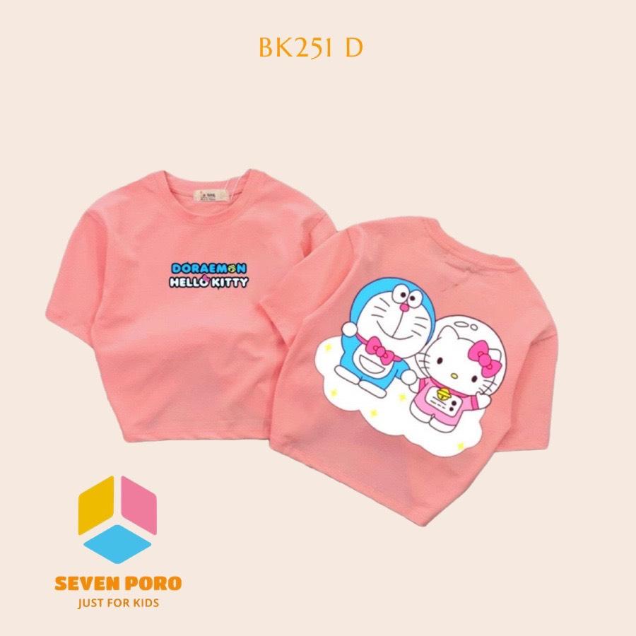 Áo Thun Bé Gái Form Lửng BK251 Size 25-40kg - Beeking - SevenPoro