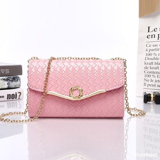 Túi Đeo Chéo, Túi Đeo Chéo T18 Caro Mới  Màu Hồng Phấn