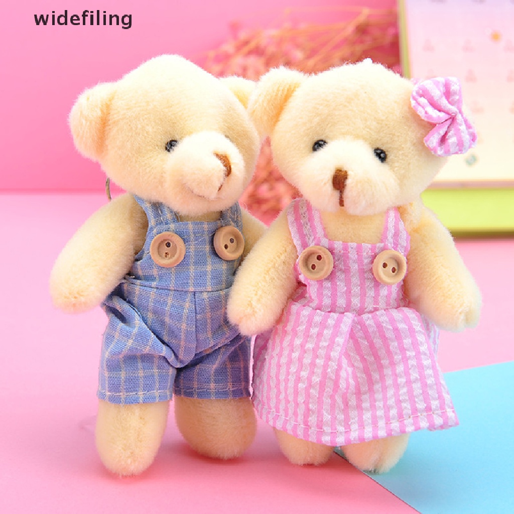 Móc Khóa Gấu Teddy Nhồi Bông Dễ Thương