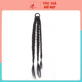 Tóc giả dây cột tóc thắt rít , gồm 3 bện nhỏ