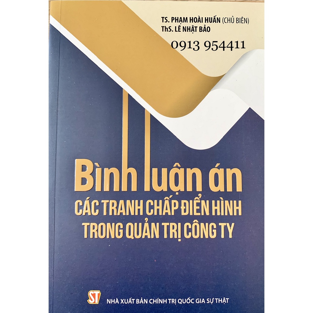 Sách-Bình Luận Án Các Tranh Chấp Điển Hình Trong Quản Trị Công Ty