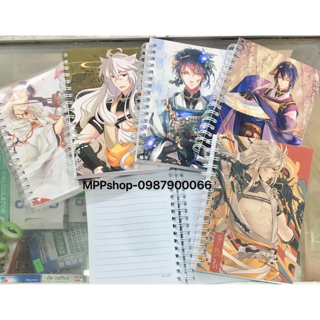 Sổ tokenranbu gáy loxo khổ 10x15cm 200 trang ( nhắn mẫu mua)