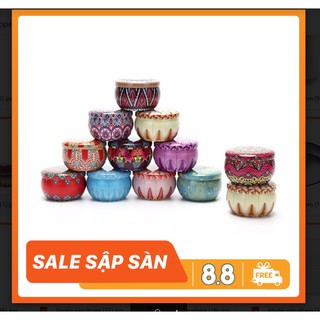 ❌FREESHIP❌Set 4 Hộp Nến Thơm Hoa Khô Thiên Nhiên, Mùi Thơm Tự Nhiên Giúp Bạn Thư Giãn Dễ Chịu