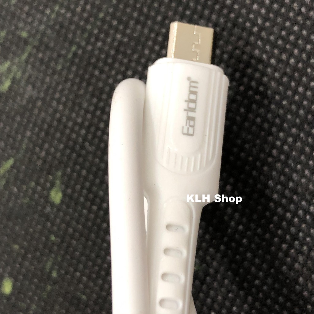 Cáp sạc nhanh 25 cm,dây sạt ngắn dùng cho sạc dự phòng,tương thích ip,micro,type c Earldom EC 085 KLH Store