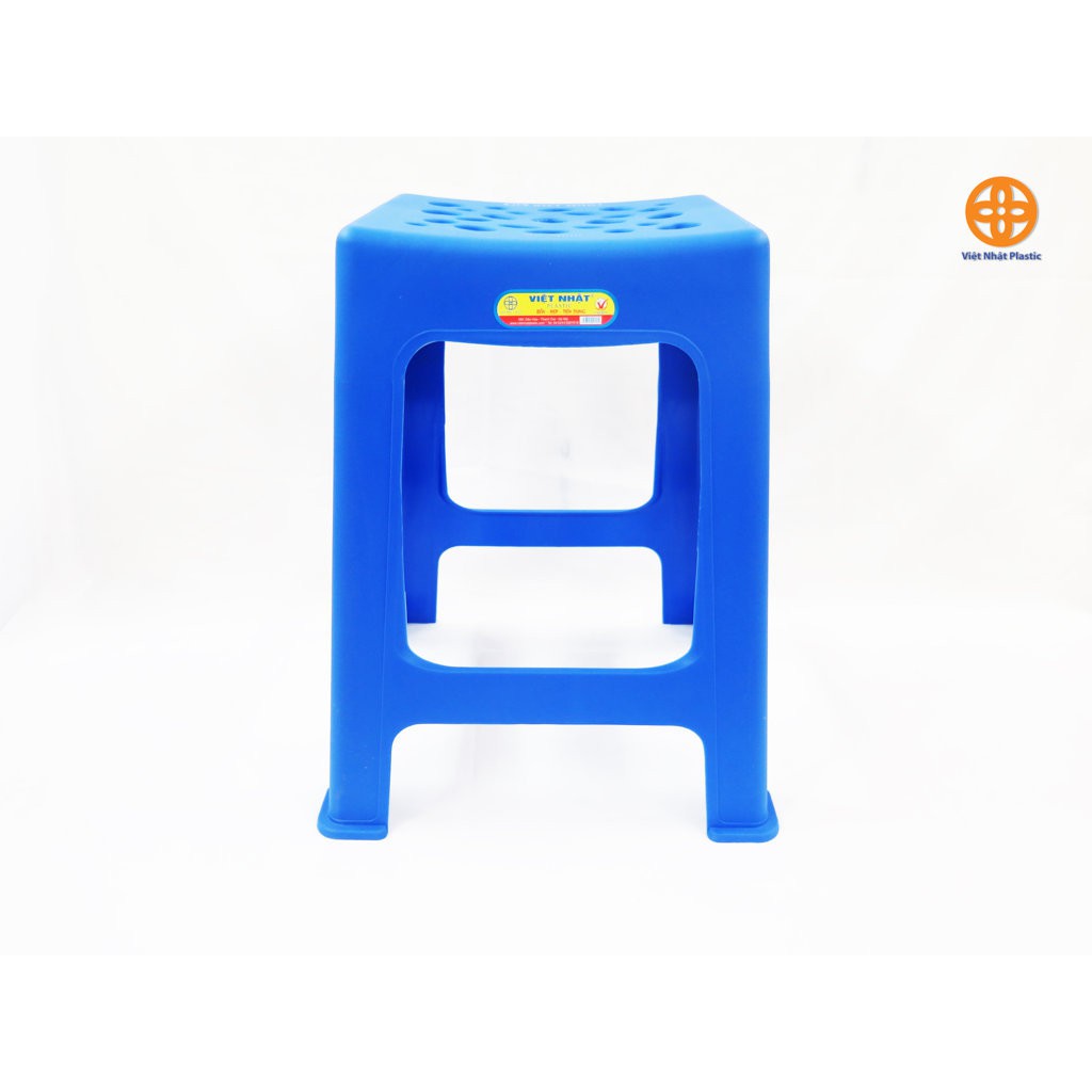 Combo 10 ghế đẩu nhựa, ghế nhựa cao 46cm hàng nhựa Việt Nhật bền đẹp