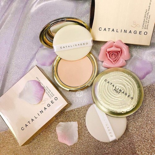 [GEO VÀNG] PHẤN PHỦ SIÊU MỊN GEO LAMY CATALINA GOLDEN PACT VÀNG