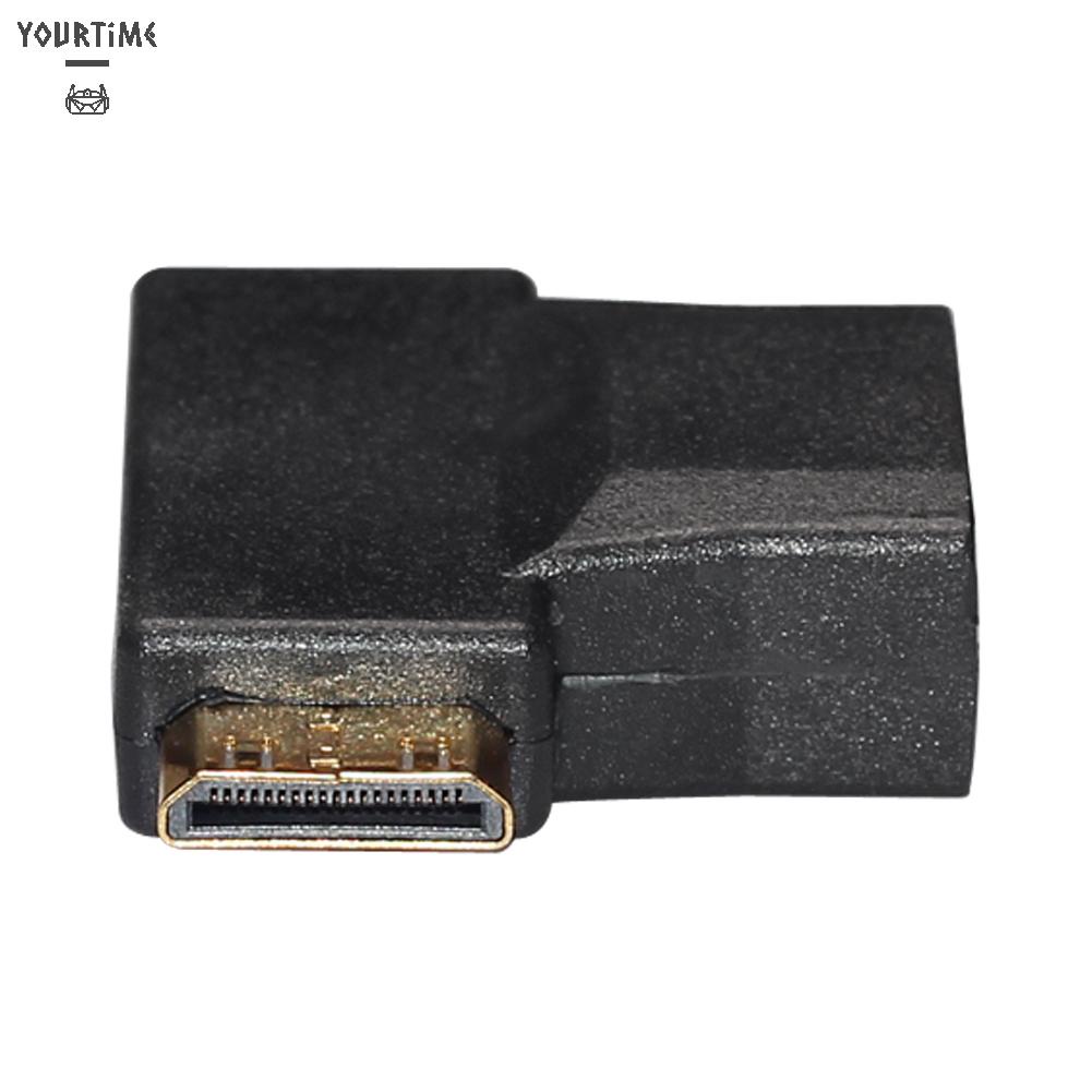 Set 3 đầu chuyển đổi HDMI sang Mini&amp;Micro HDMI 2 trong 1 90 độ
