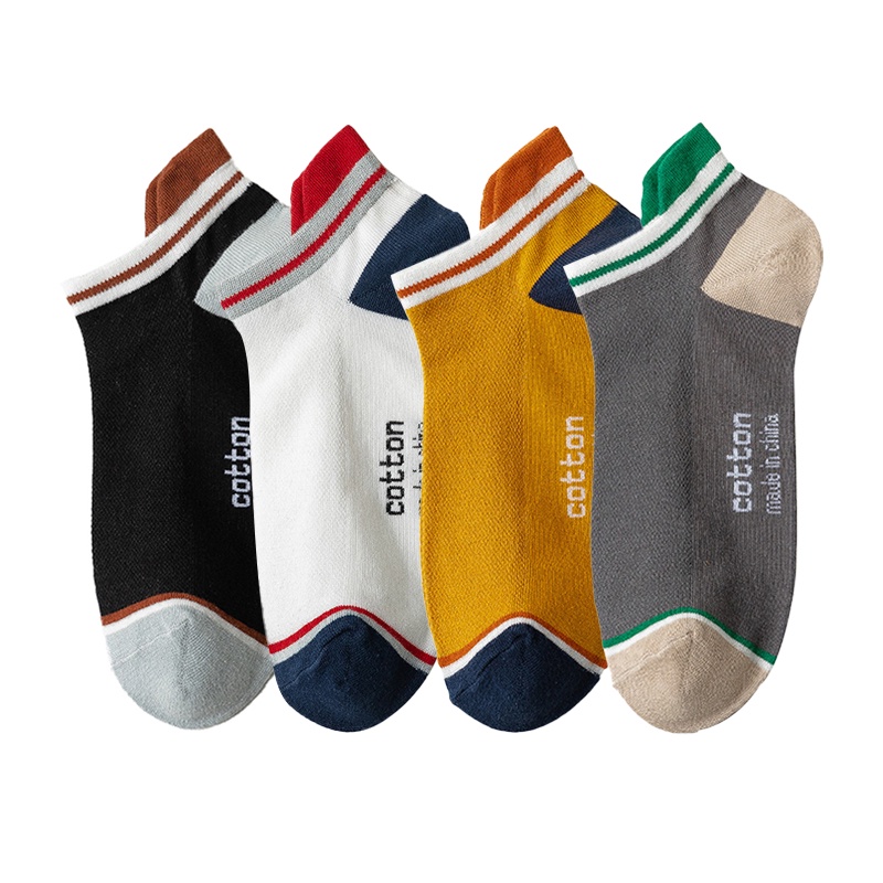 Set 10 Đôi Tất Cotton Thoáng Khí Thời Trang Cho Nam