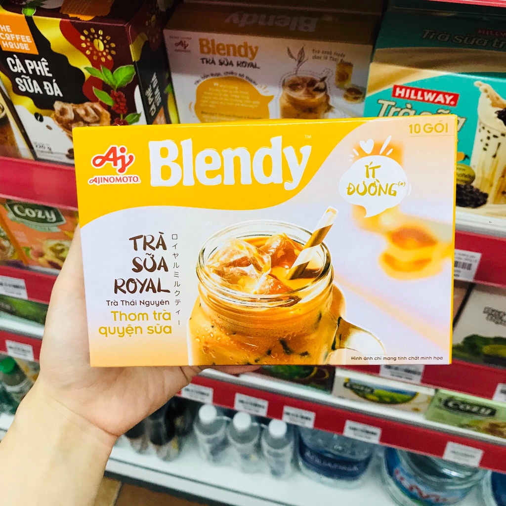 Trà sữa Royal Blendy ít đường hộp 180g