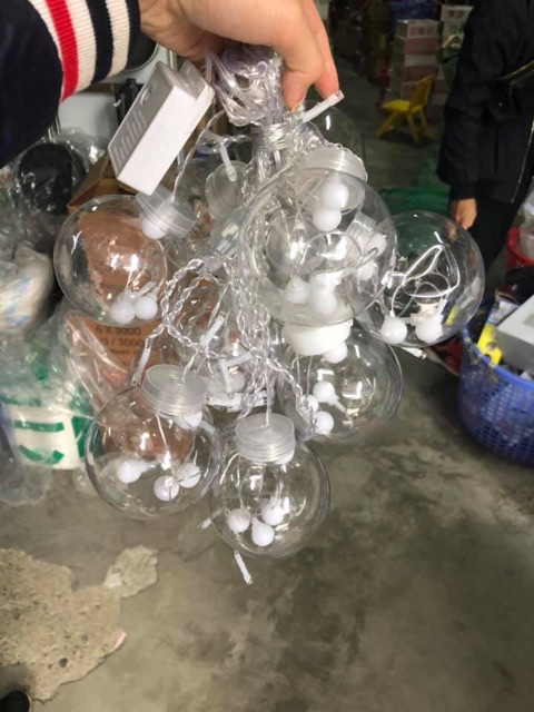DÂY ĐÈN NHÁY BÓNG TRÒN LOẠI TO ( DÂY 12 BÓNG)