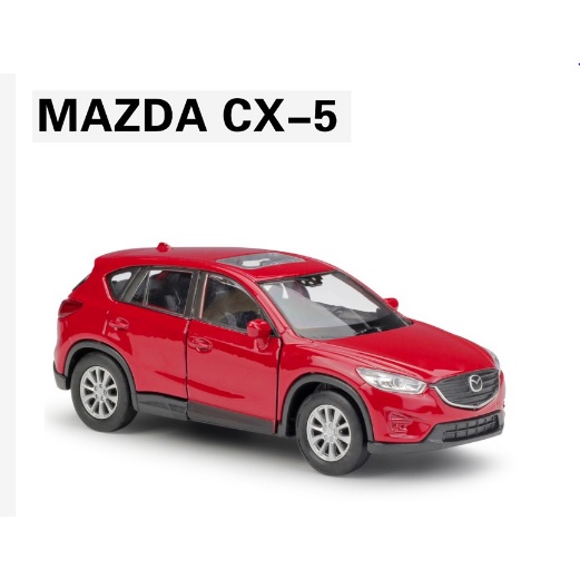 Mô hình xe Mazda CX5 1:36 kim loại mở cửa ô tô đồ chơi trẻ em quà tặng o to CX-5 xe hơi mini Welly vỏ sắt oto trưng bày