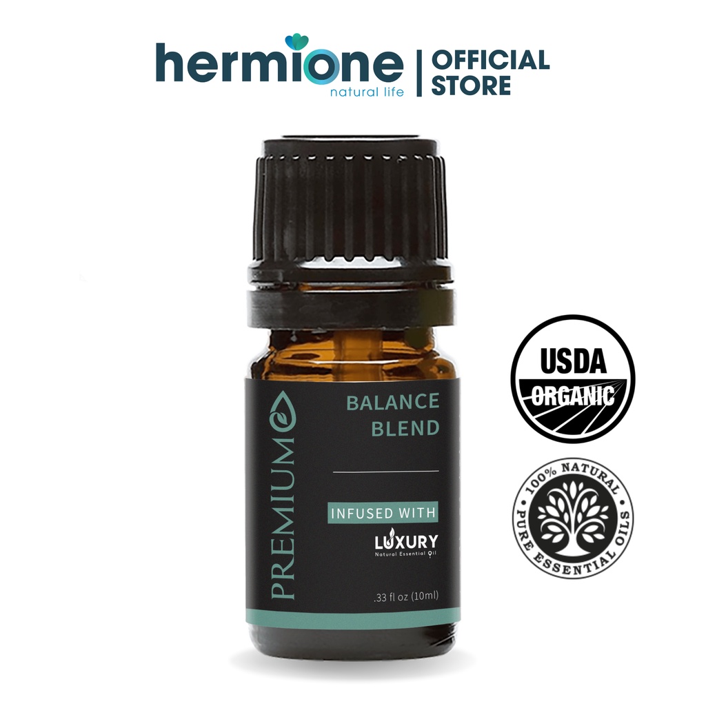 Tinh Dầu Cân Bằng Cảm Xúc Balance Blend Hermione Natural Life, Thiên Nhiên Nguyên Chất, Thơm Dịu Nhẹ, Xông Thư Giãn