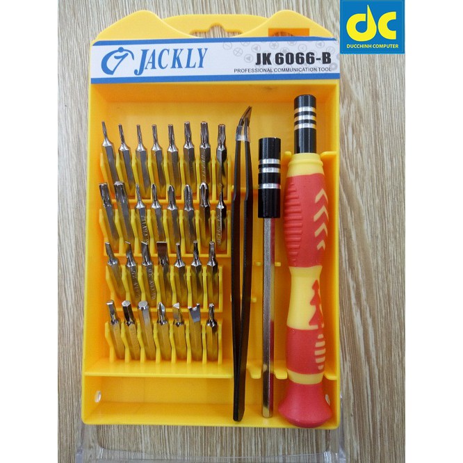 Bộ Tua Vít Đa Năng 32 Đầu Jackly Jk6066 Có Nam Châm (Hàng Chính Hãng)