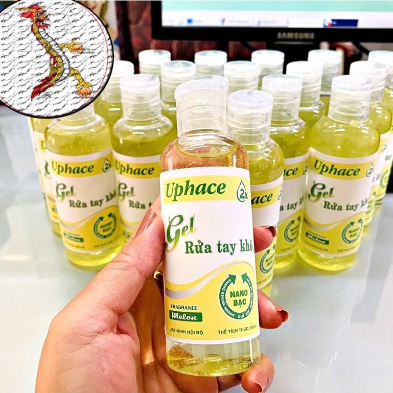 [Chính hãng] Nước rửa tay khô diệt khuẩn UPHACE dạng gel 100ml, Gel rửa tay khô sát khuẩn Uphace chai 100ml tiện lợi