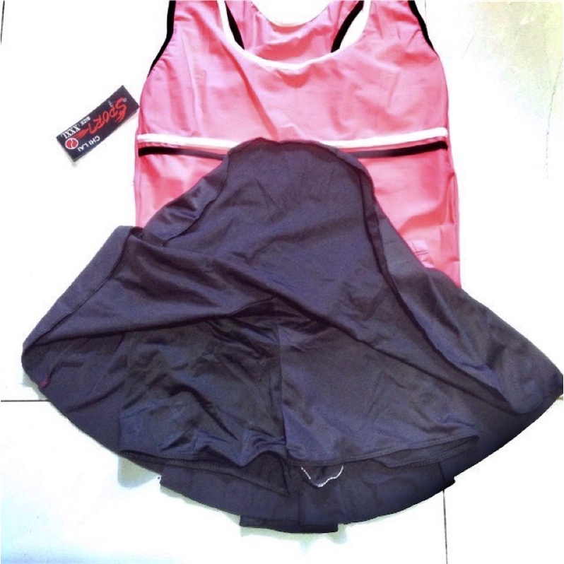 Bộ bơi váy nữ(có lót đùi trong)35-60kg