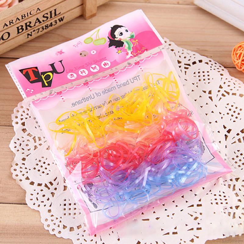 Set 220 dây thun buộc tóc dùng một lần tiện lợi