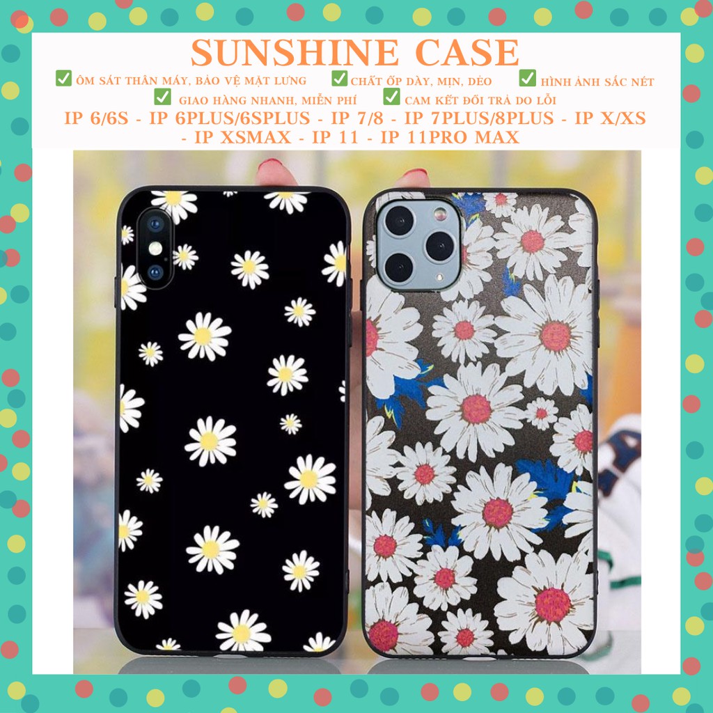 Ốp lưng iphone - Hoa Cúc Daisy VM068 - 6/6s-6p/6sp-7/8-7p/8p-x/xs-xs max-11-11promax